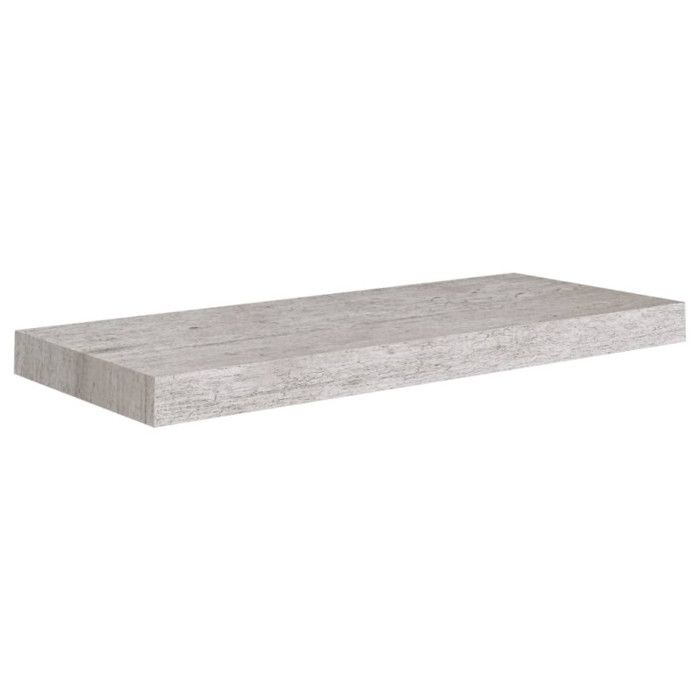 VidaXL Étagères murales flottantes 4 pcs Gris béton 60x23,5x3,8 cm MDF