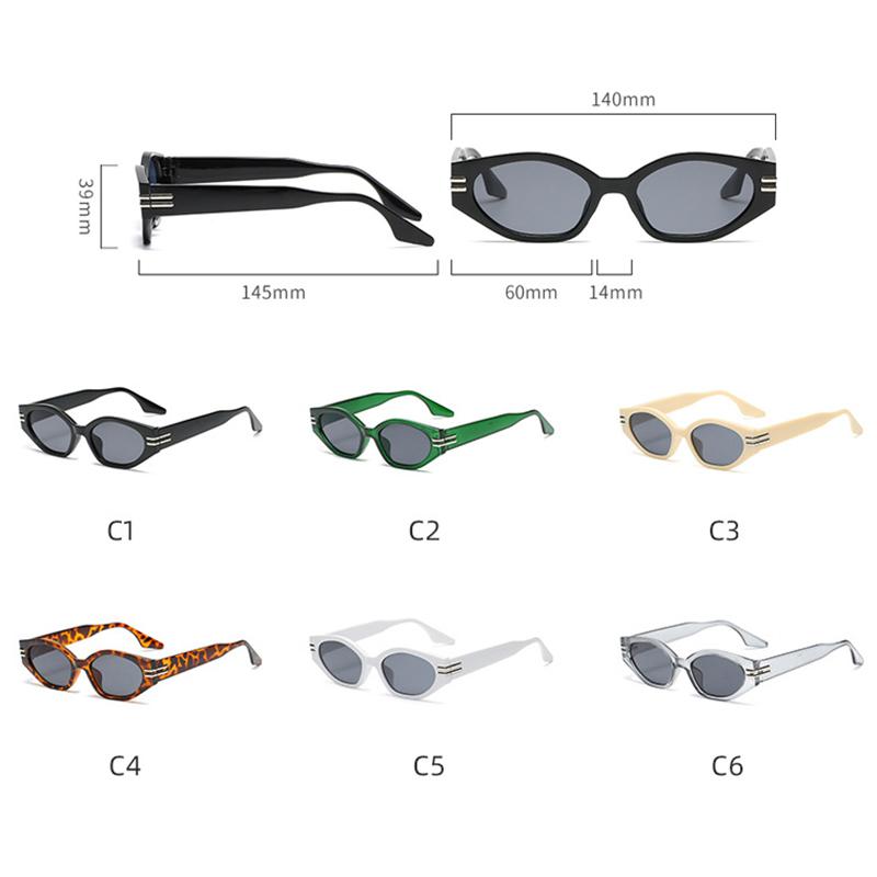 New Vintage Women Sunglasses Small Retro Glasses Women/Men Leopard Eyeglasses Women Designer UV400 Gafas De Sol