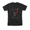 The Vampire Diaries Feuer Erwachsenen Unisex Kurzarm T-Shirt Schwarz