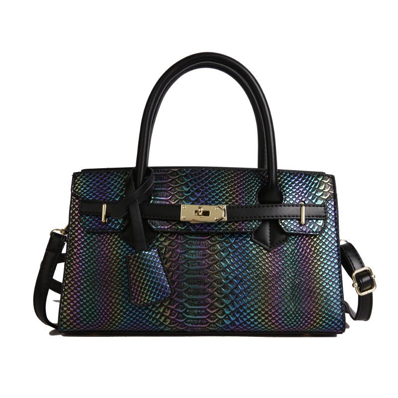 Women's 2025 Crocodile & Leopard Pattern Crossbody Shoulder Handbag