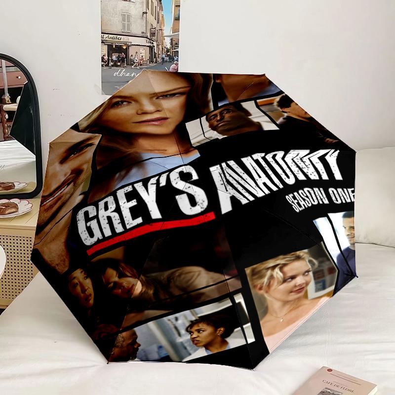 Grey's movie Quotes Umbrella 8-Frame for Travel, camping, Casual Lightweight Portable Umbrella, Essential for every family Holidays Gift