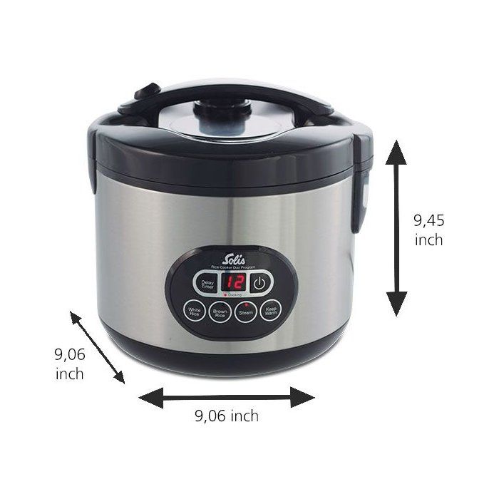 Cuiseur a riz multifonction - SOLIS - Rice Cooker Duo Programm - 1,2L - cuisson vapeur - minuterie