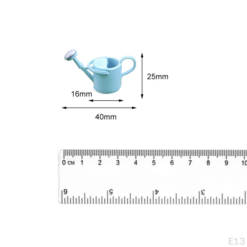 1/1 Dollhouse Miniature Watering Can Model for Children Dolls Access Kitchen Decor