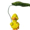 Duck Statue Decorative Birthday Gift Duck Figurine Desktop Craft Ornament for Office Indoor Outdoor Shelf Cabinet Living Room