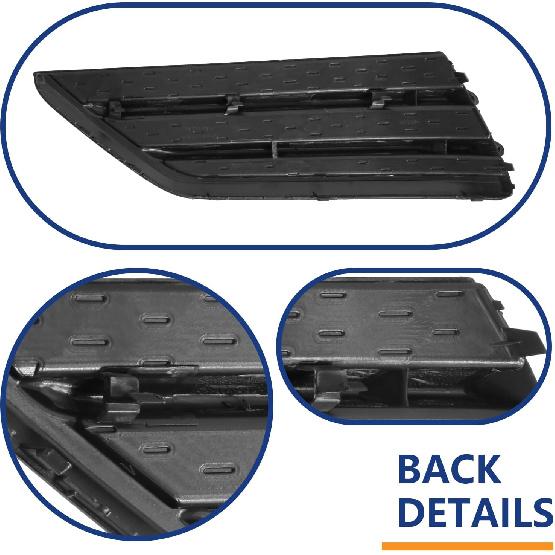 BXZ Front Bumper Ert Cover Fog Light Cover Right Hand Side Passenger RH For 2016-2018 Honda Pilot