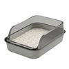 Large Cats Toilet Box For Pet Cats Households with Ventilation System And Removable Part Easy To Clean Litter Box