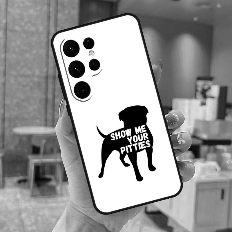 

Pitbull Dog Phone Case For Samsung Galaxy S25 S24 S23 S22 S20 S21 Ultra S9 S10 Plus S25 FE Back Cover For Galaxy S25Ultra