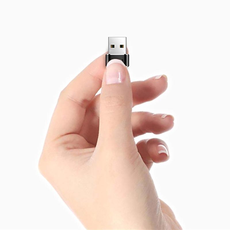 2 Pack Type-C Female To Usb Male Otg Adapter Pd Fast Charge Data Cable To Usb Supports Super Fast Charge