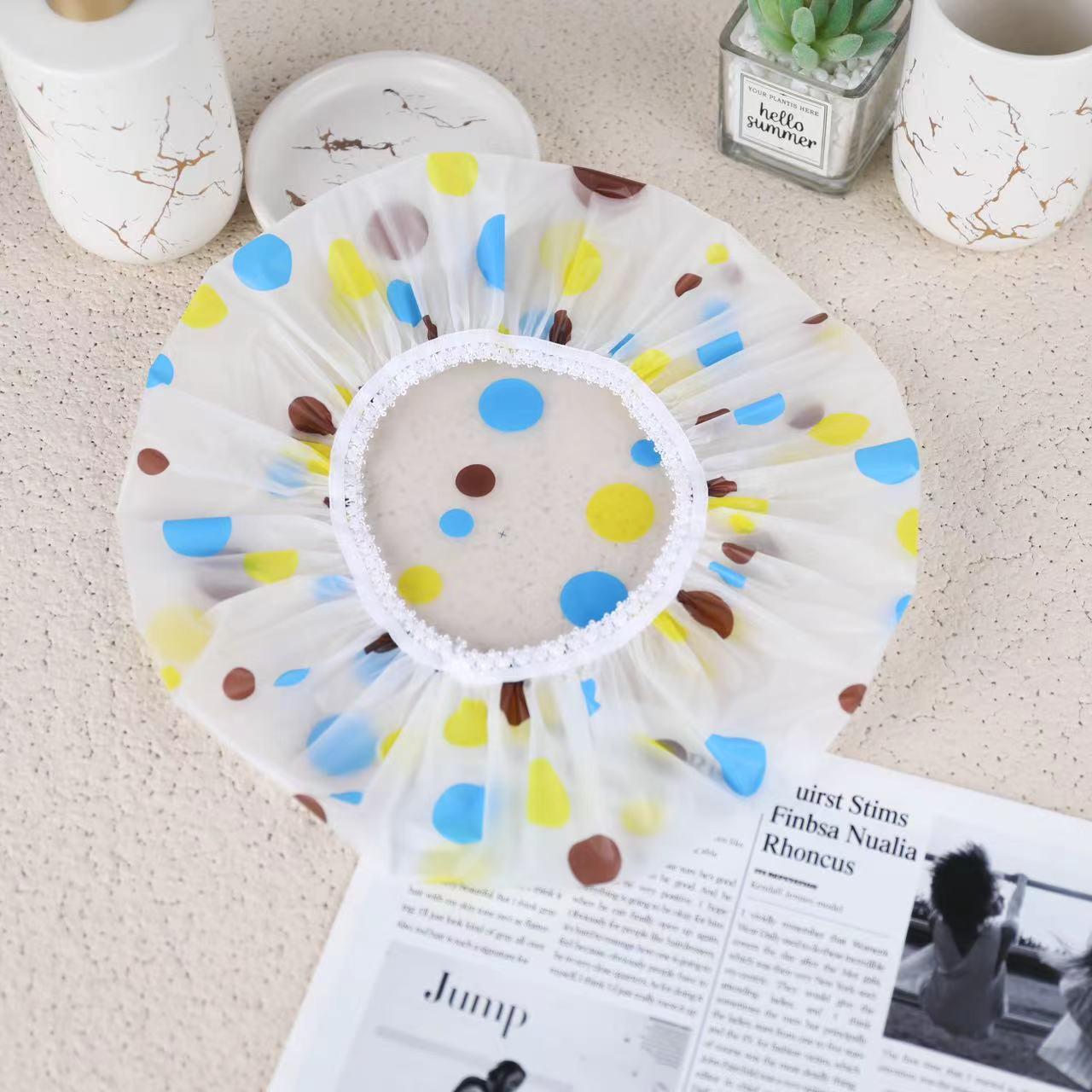 

Водонепроницаемая одноразовая шапочка для душа и ванны для женщин - утолщенная, увеличенная и противодымная конструкция Bulk