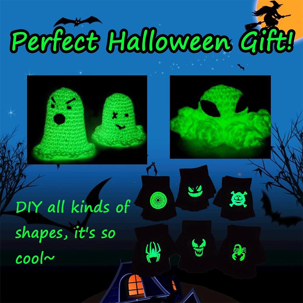 50g Novel Functional Yarn Glow In The Dark Luminous Yarns Hand Knitting Carpet Sweater Hat Wool Glowing Yarn Sewing Accessories
