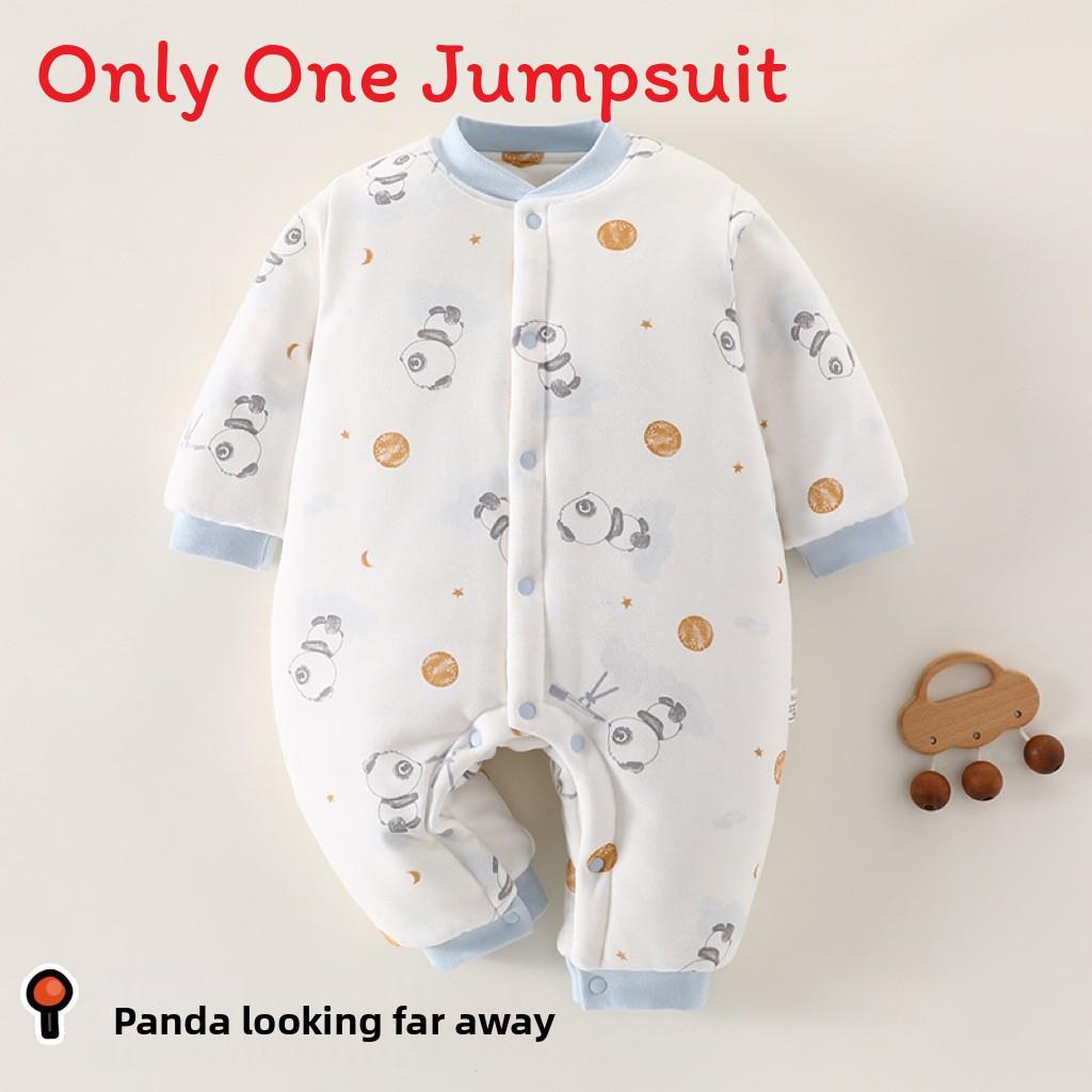 Baby Winter Cotton Romper With Thick Padding For Newborns And Infants