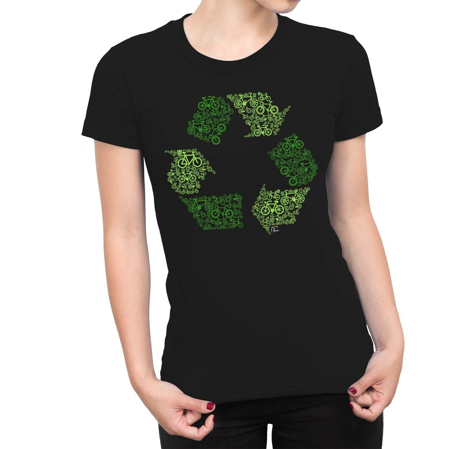 1Tee Womens Cycle and Recycle T-Shirt XL