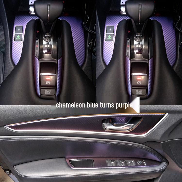 Avancier/URV Carbon Fiber Interior Gear Shift Wrap - Center Console Color Change