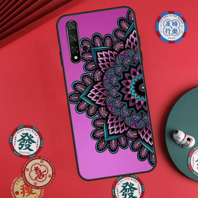 Mandala Chakra Yoga For Huawei Nova 12s 7i 8i 11i 12i Y73 Y70 Y90 Y60 Y72 Y61 Y91 9 10 SE P30 Pro P40 Lite Case