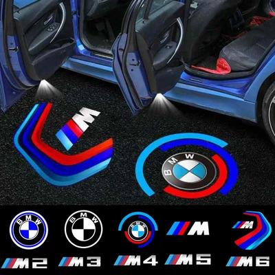 Car Door Projector Lamps 3D Welcome Shadow Lights For M Performance 1 2 3 4 5 7 Series X1 X2 X3 X4 X5 X6 X7 M2 M3 M4 M5 M6