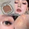 Reddish Brown Eyelid Down To Eye Shadow Plate Female 2025 New Arrival Monochrome Crouching Silkworm Wine Red Matte Shimmer Low Saturation