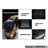 MASCUMINOX Armbanduhr Armband Set Herren Elegant Luxus Business Uhr Geschenk
