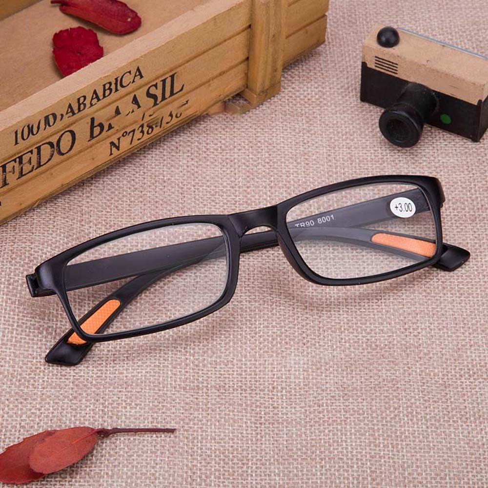 Elastic Unisex Presbyopic Glasses Zinc Zinc Alloy Black TR90 Eyewear Elderly Reading Glasses  Watch Movie