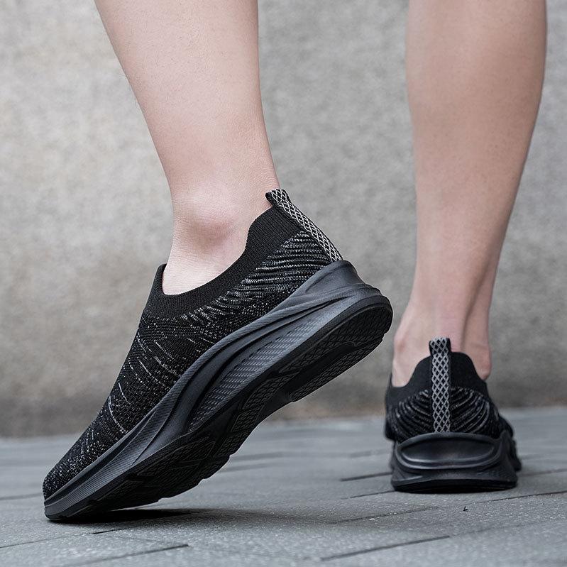 

Мужские кроссовки с сетчатой подошвой, осенние, с низким верхом, легкие и дышащие, повседневные, для ходьбы, спортивная обувь, прямые продажи с фабрики 38 черный серый