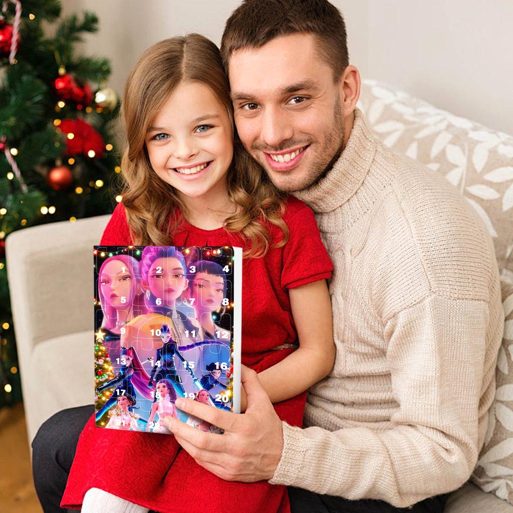 Advent Calendar Contains 24 Gifts, Cute Figures Doll Advent Calendar, Countdown Calendar With Surprise Toys, Collectible Figures Gift For Kids