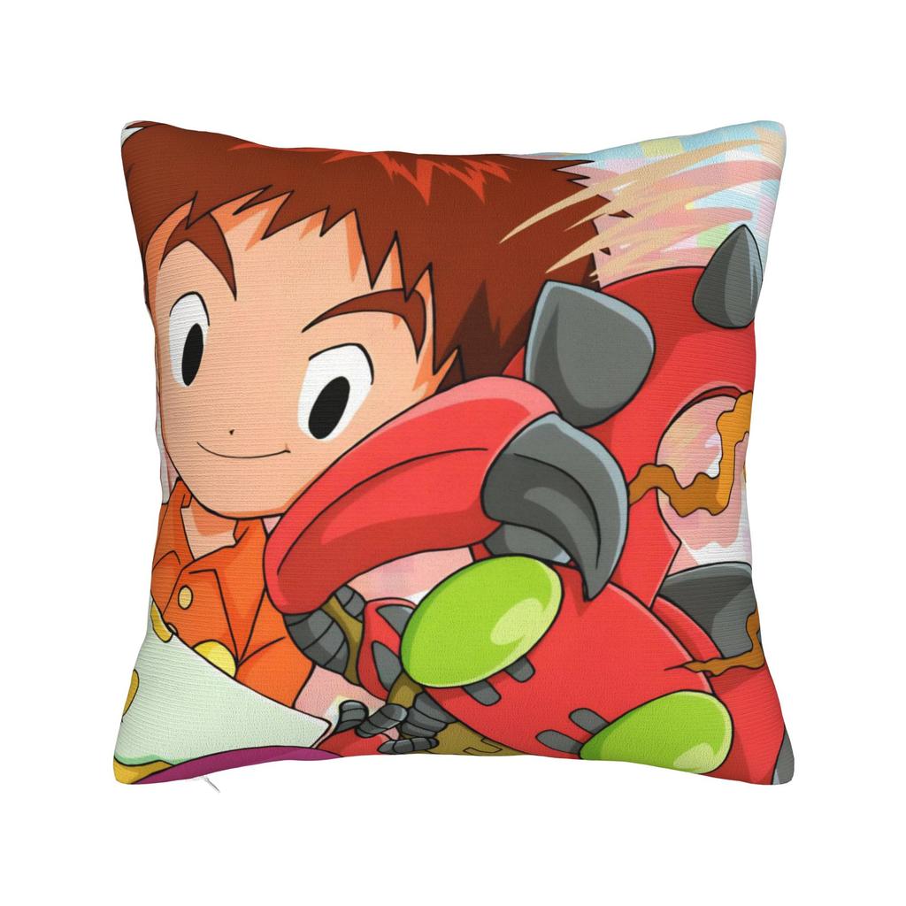 Digimons Cartoon Square Pillow Case Cushion Covers Fashion Polyester Decor Pillowcase For Home 40X40Cm