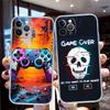 PP37 Game Over Soft Shell Transparent Phone Case for Motorola Moto G7 G8 G9 G84 G85 G73 G24 G15 Z2 Play Power Plus