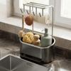Drainage Base Sponge Drainage Rack Gunmetal Gray Multifunctional Kitchen Rack  Cleaning Supplies