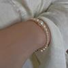 S925 Sterling Silver Positive Round Strong Light Pearl Bracelet Girl