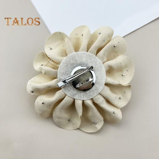 Brosche für Frauen, Blumenform, Strass, Kunstperle, rutschfest, für Tasche, Mantel, Kragen, Hut, Schal, Dekoration, Kleidungsnadel, Party, Abschlussball, Kleidungsstück, Schmuck