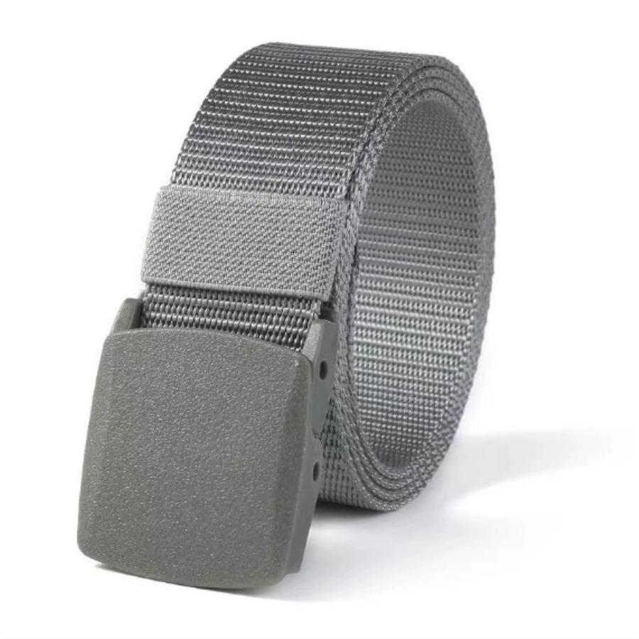 Nylon Belt Automatic Buckle Outdoor Multifunctional Tactical Canvas Belts Light Comfortable Non-metal Belt