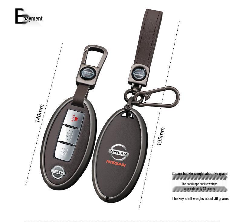Nissan Key Covers: Fits Sylphy, Teana, Qashqai, X-Trail (14th Gen), Classic Tiida, Kicks, Murano