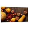 GLASS PLATE CUTTING BOARD 52x30 VEGETABLES