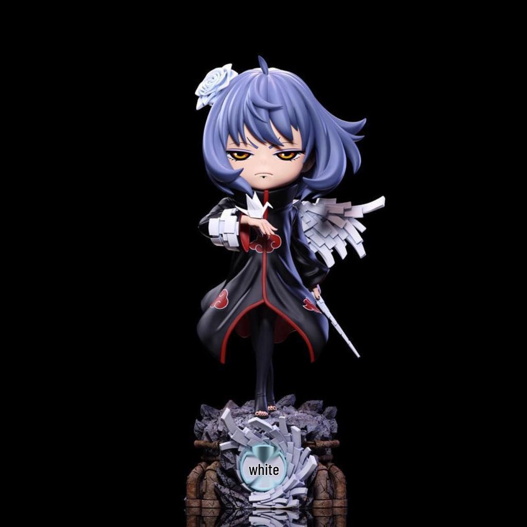 Spy x Family Anya Cosplay Naruto Figures: Anya, Sasuke, Itachi, Konan Anime Desk Ornaments