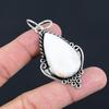Natural Scolecite Gemstone Pendant 925 Sterling Silver Indian Jewelry For Women