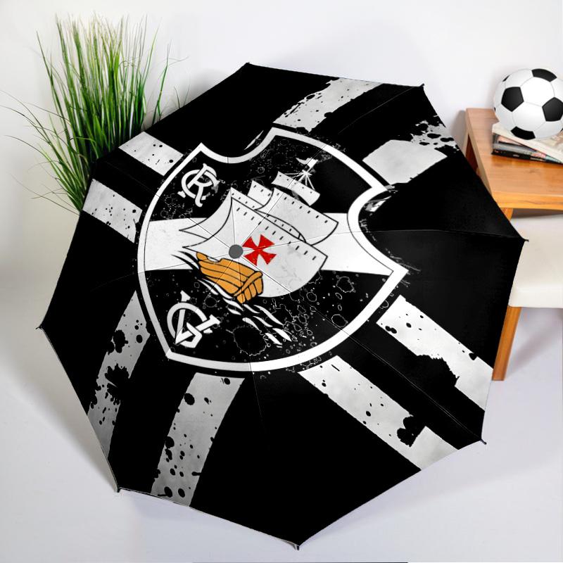 Vasco Football Club Printed Automatic Umbrella, 8-Frame for Travel, camping, Casual Umbrella, Essential Gift for for family and friends