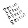 25 In 1 Set Universal Rock Casting Tackle Fishing Rod Guides Line Rings Top Tips