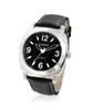 [Rantz] Rantz Unisex Leather Band Watch White LA615 BK