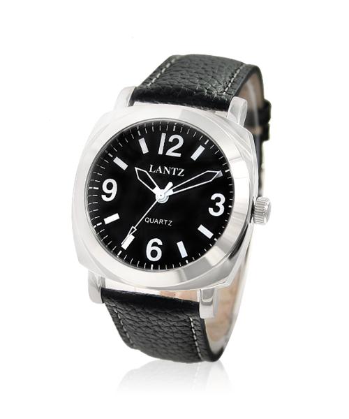 [Rantz] Rantz Unisex Leather Band Watch White LA615 BK NONE