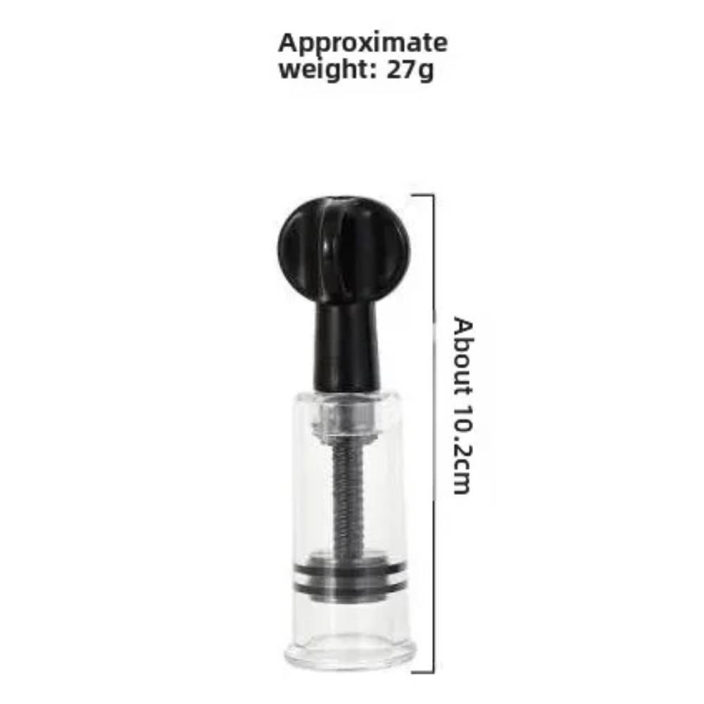 Sada přísavných košíčků na bradavky – Nastavitelná přísavná pumpa na prsa a klitoris pro erotickou hru, Dospělé svorky na bradavky pro ženy a muže