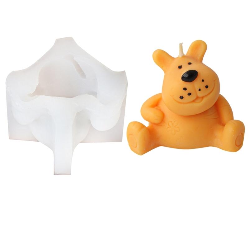Flexible Silicone Mold Handmade Scented Candle Mould Epoxy Resin Mould 3D Smiling Zebra Aromatherapy Jewelry Mold 1