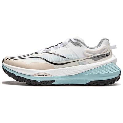 Li Ning Lu Ban Technology Low Top Running Shoes Women Sneaker Off-White ARNU004-1