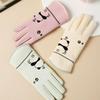 Children's Winter Gloves: Velvet-Lined, Non-Slip, Windproof Cute Cartoon Design for Snow Play and Cycling