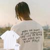100% Bumbac Cactus Jack Hip Hop Tricou Unisex Unisex Cactus Harajuku Tricouri Bumbac Fulger Tricouri Jack Topuri Adolescenți Alb