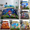Nintendo Super 3pc Mario Cartoon Odyssey Single Panel Duvet Cover Set Bedding