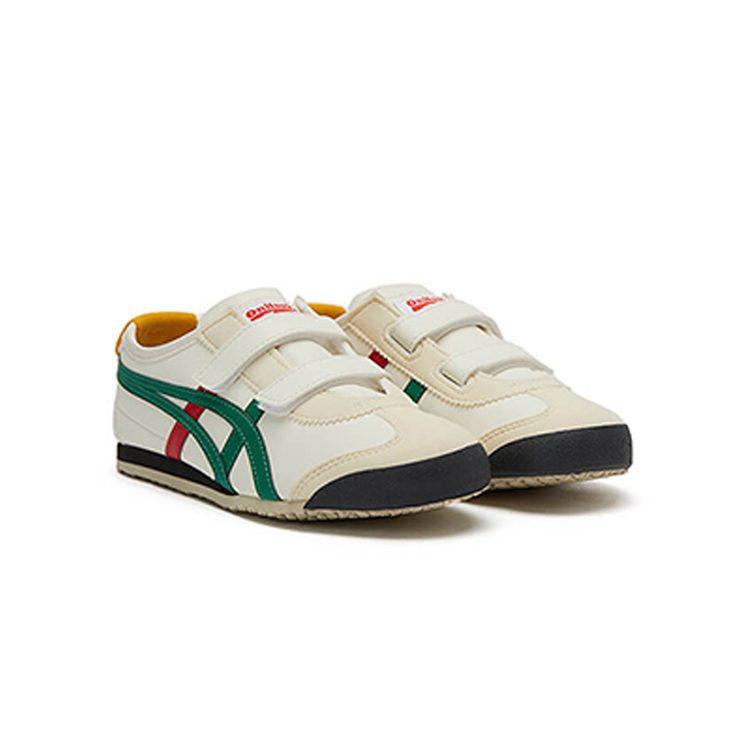 Onitsuka Tiger Low top Slip Resistant Abrasion Resistant Sports Casual Shoes Beige Yellow Children Aged 3 7 Years Old 1184A055-200