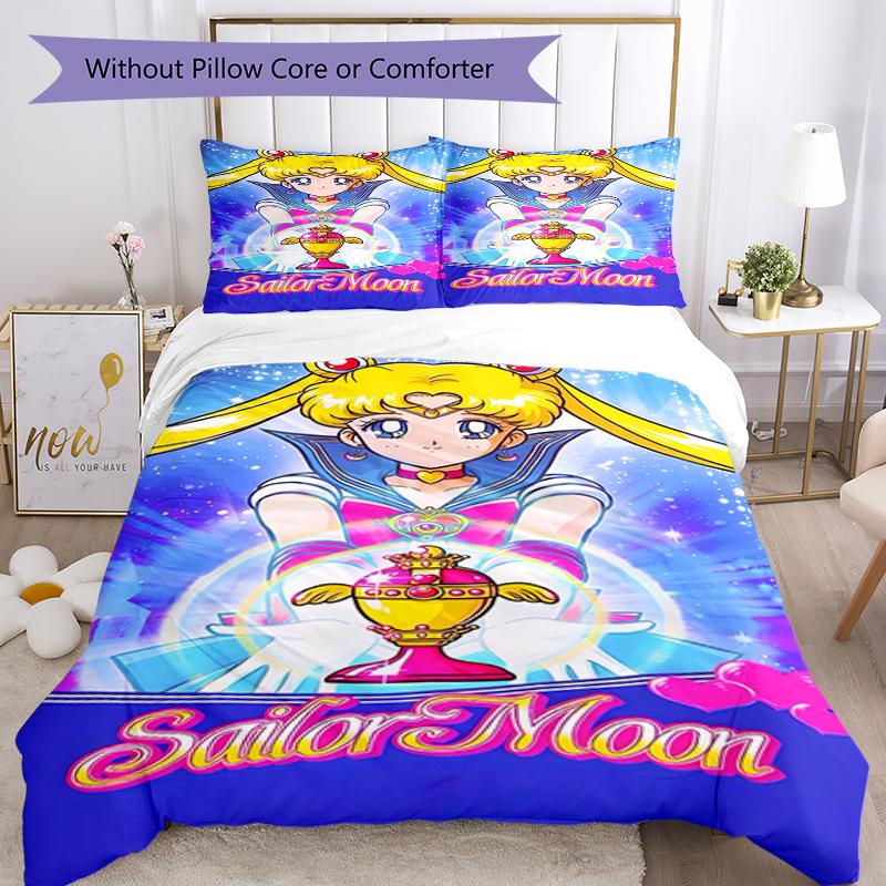 Sailor Moon Magic Print Flannel Blanket, Soft Warm Lightweight Throw Blanket for living Room,Sofa Bed Camping office