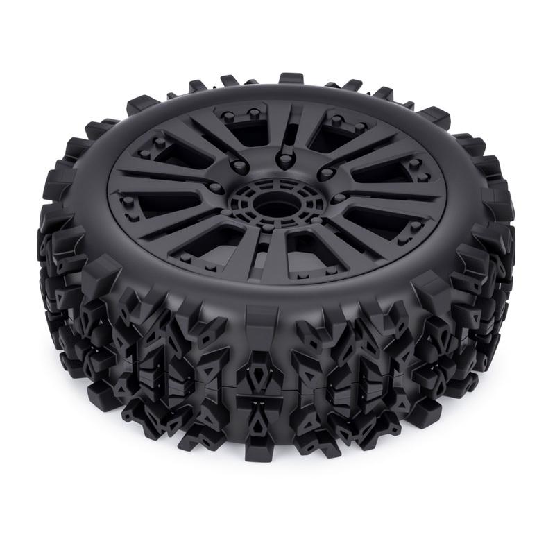 4pcs 121*43mm 1/8 RC Car Off-Road Buggy Tire 17mm Hex for ARRMA Typhon Talion Traxxas Redcat Team Losi Kyosho HPI HSP VRX