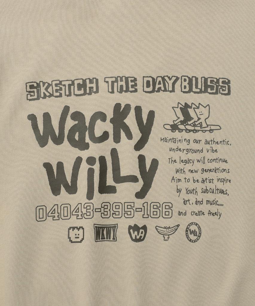 Sketch Graphic Hoodie Sweatshirt Khaki