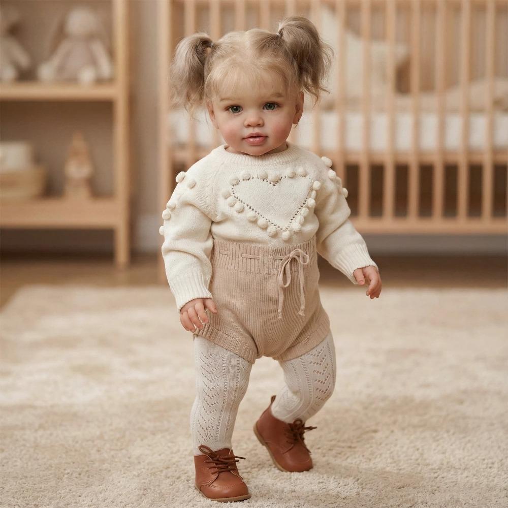 26-дюймовые реалистичные куклы-младенцы PIPPA, милые, с тканевым телом, набитые хлопком, живые игрушки, куклы-младенцы, как настоящие, подарки на День защиты детей cloth body