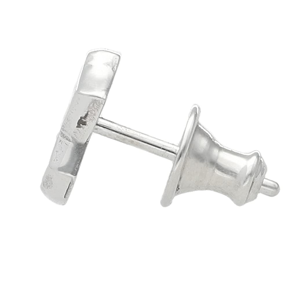 WOLFMAN B.R.S. Wolfman B.R.S. Silver 925 Wolf Foot Stud Earring (Single Earring) Wolf Paw Print Men's